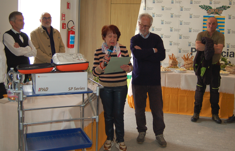 La Provincia di Biella è più sicura con il nuovo defibrillatore