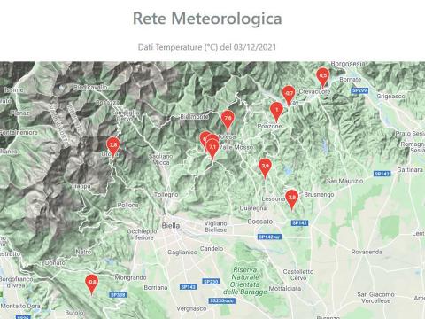 Rete meteorologica della Provincia di Biella