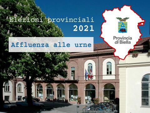 Elezioni provinciali 2021 - affluenza alle urne