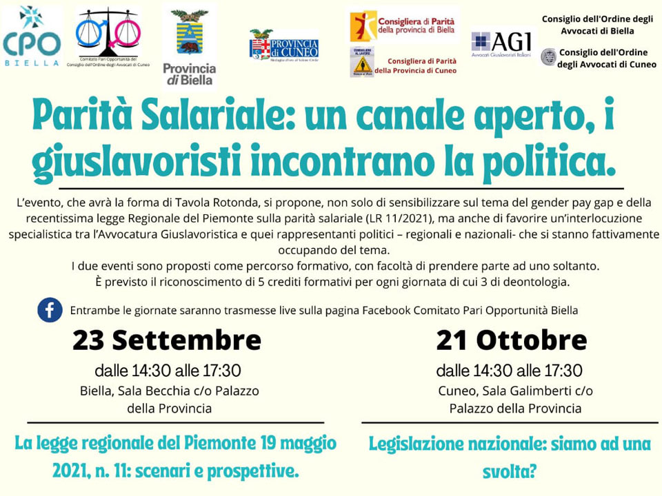 Convegno sulla parita salariale