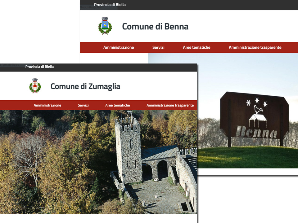 Online siti Benna e Zumaglia