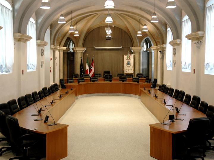 Sala Consiglio della Provincia di Biella