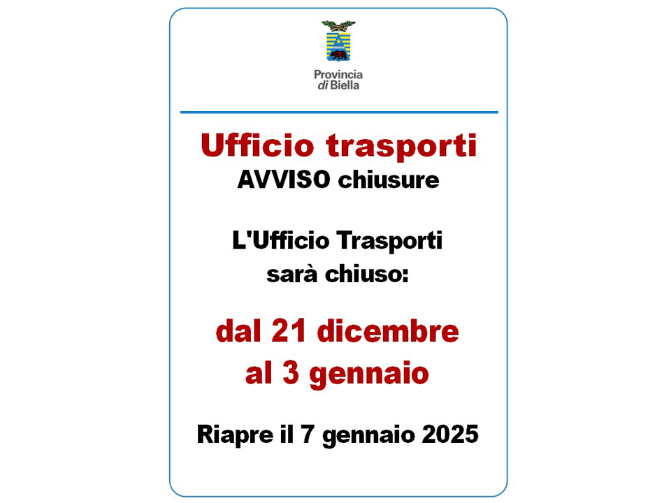 Chiusure ufficio-trasporti-Natale