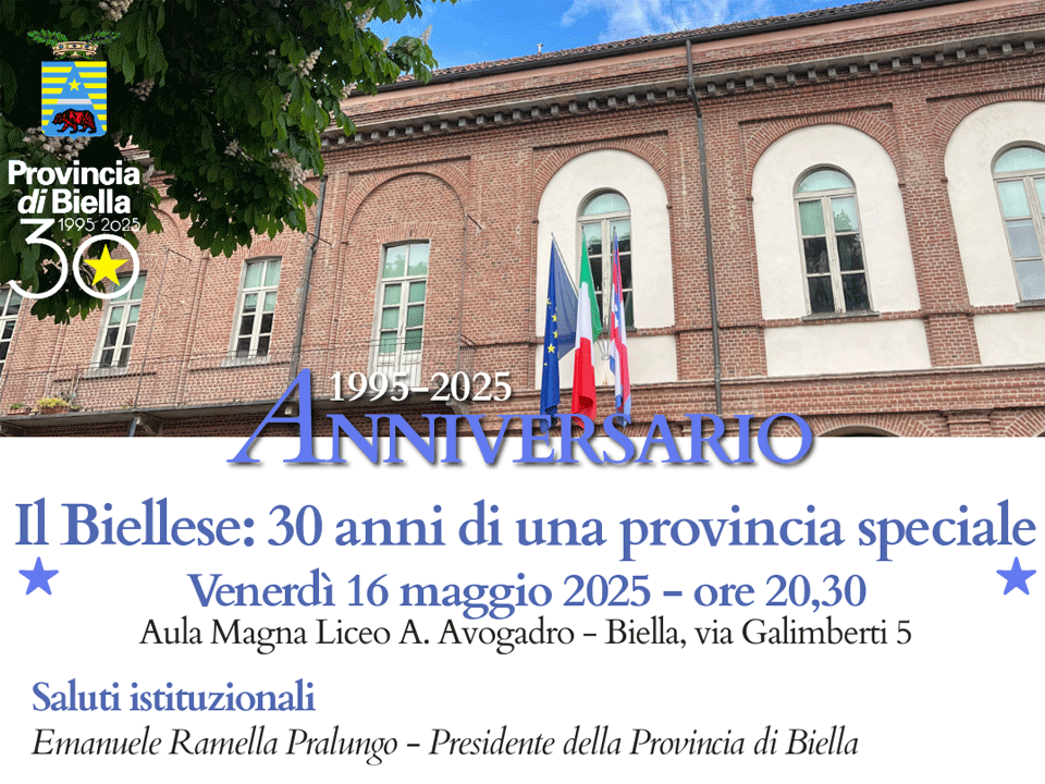 Il Biellese: 30 anni di una provincia speciale