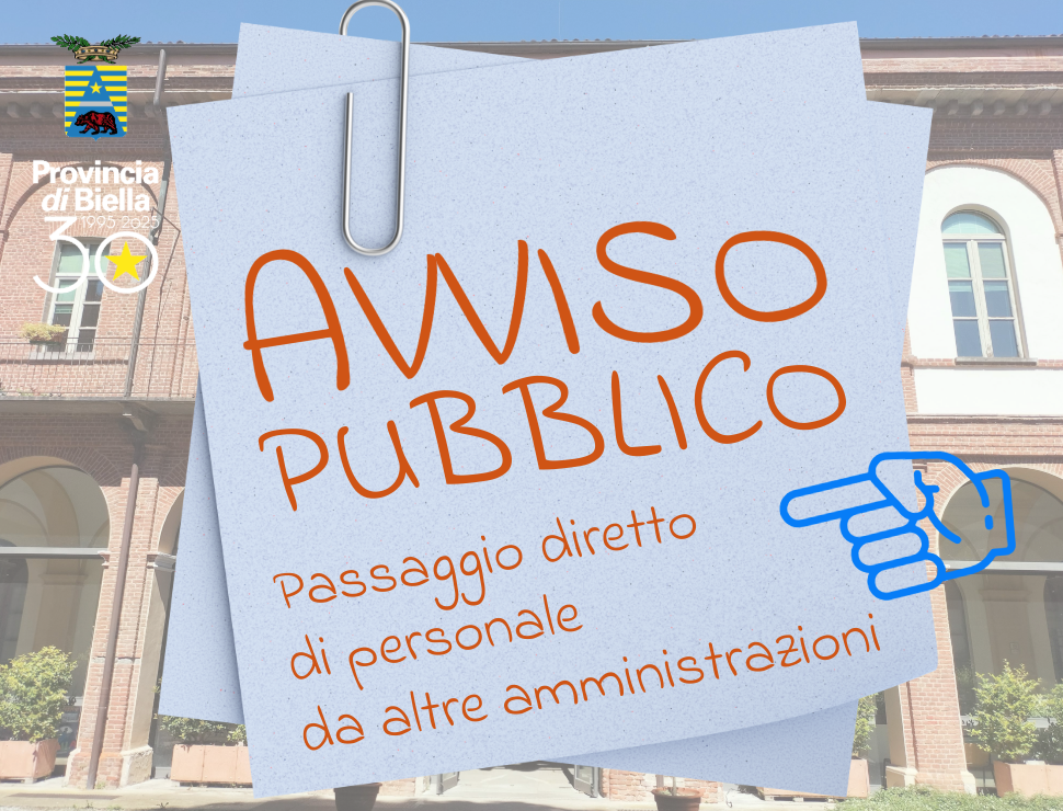 Avviso assunzioni