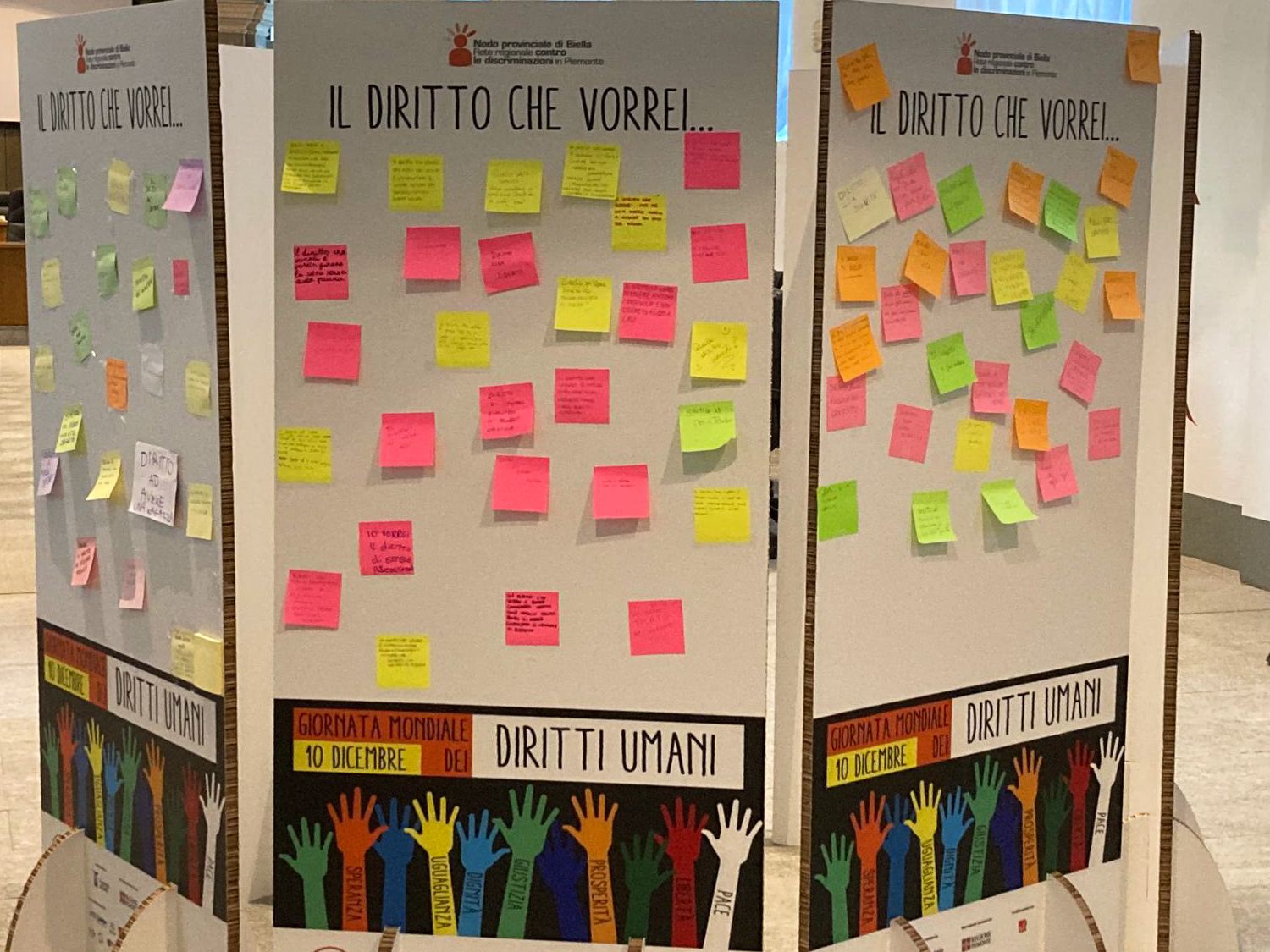 "Il diritto che vorrei": l'iniziativa del Nodo Antidiscriminazioni di Biella accende un faro sui diritti umani e promette un seguito 
