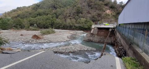 Ripristino della transitabilità sulla SP 200, ponte di Crevacuore, in località Cartiera