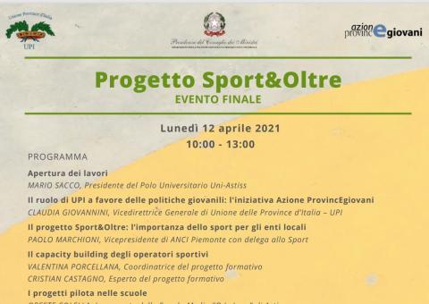 Progetto Sport&oltre, la premiazione del Concorso di idee