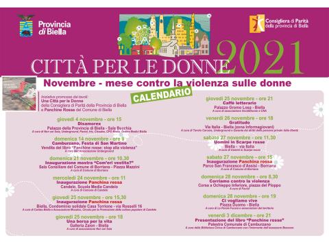 Città per le donne novembre 2021