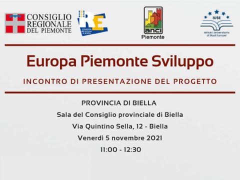 Europa Piemonte Sviluppo, presentazione del progetto