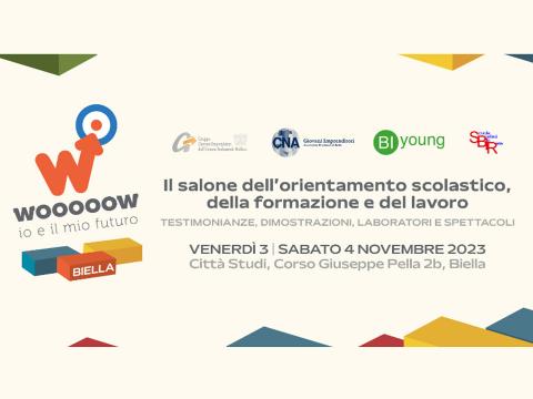 “WOOOOOW! Io e il mio futuro” a Città Studi venerdì 3 e sabato 4 novembre