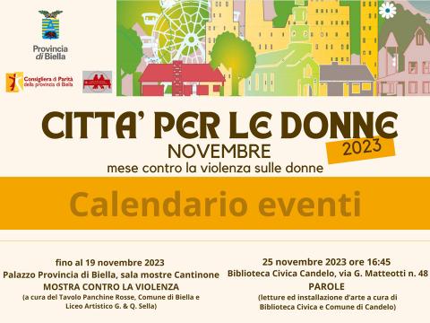 Città per le donne novembre 2023