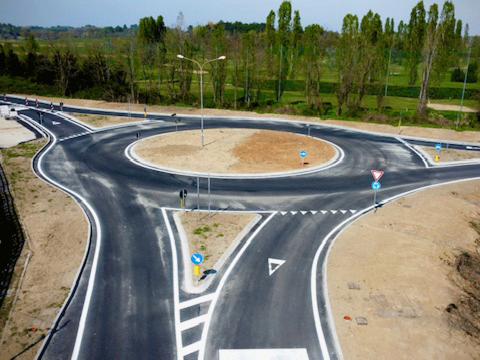 SP 143 Vercellese: ultimata la rotonda di Cavaglià